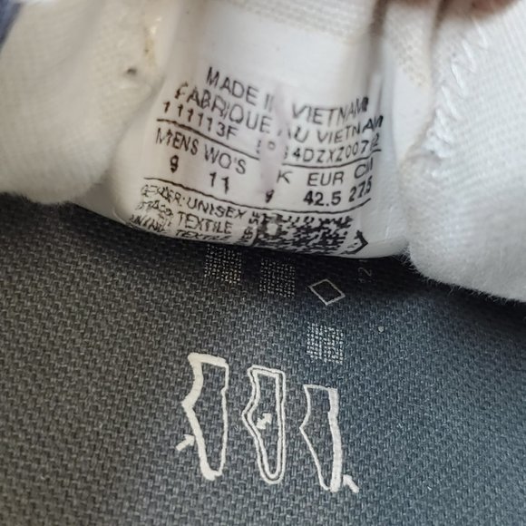 Converse All Star Women's Gray Blue Style Sneakers Shoes 111113F Size 11 Mn's 9 - Picture 9 of 11